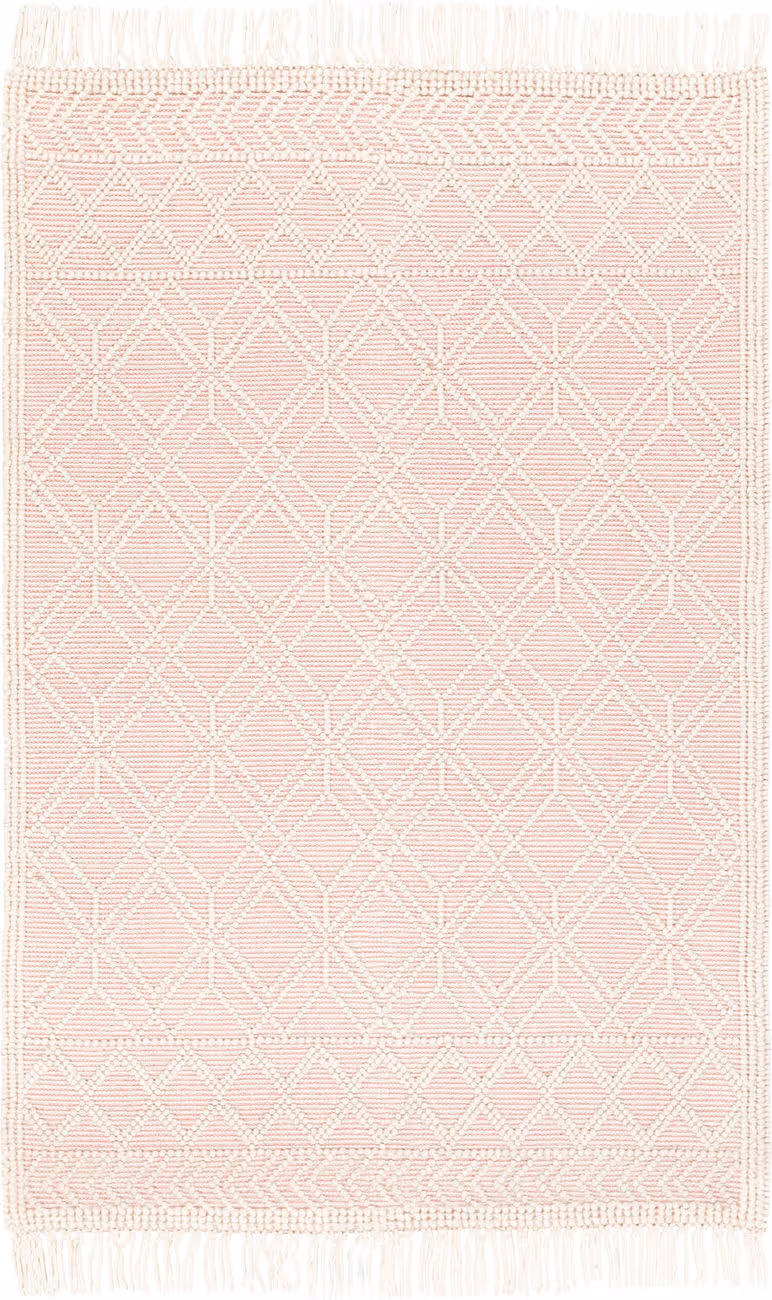 Modern Loom Casa Decampo Cdc-2303 Pink Hand Woven Wool Rug