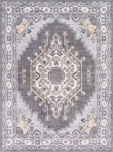 Modern Loom Cesar CEG-2308 Gray Power Loomed Synthetic Rug Product Image