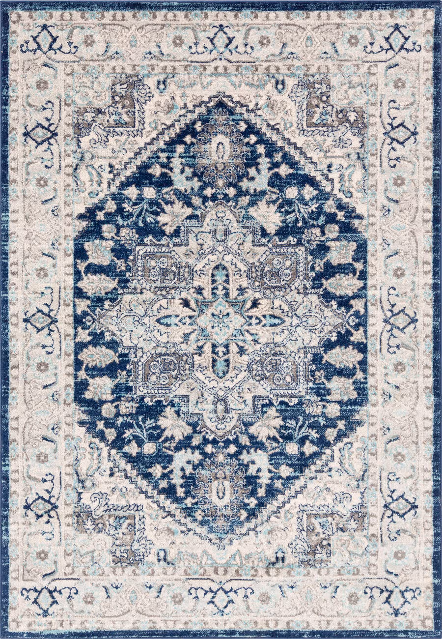 Surya Adrastephae ADA-2313 Blue Traditional Synthetic Rug