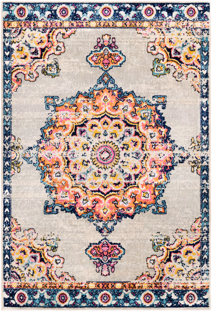 Surya Adrastephae ADA-2317 Burnt Orange Bordered Transitional Rug