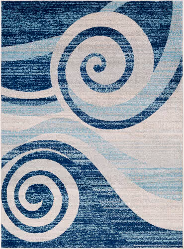 Modern Loom Adrastephae ADA-2337 Blue Power Loomed Synthetic Rug Product Image