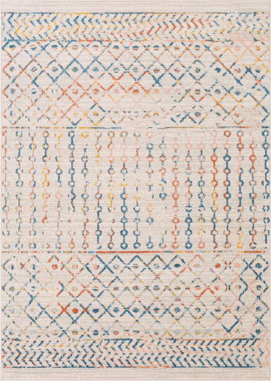 Modern Loom Chester CHE-2368 Multi-Colored Power Loomed Synthetic Rug