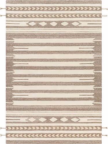Modern Loom Cherokee CHK-2309 Beige Hand Tufted Wool Rug Product Image