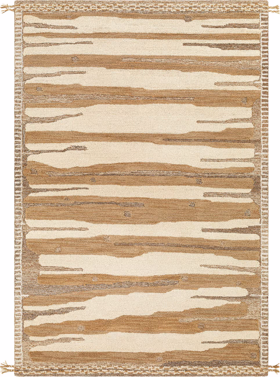 Modern Loom Cherokee CHK-2312 Beige Hand Tufted Wool Rug