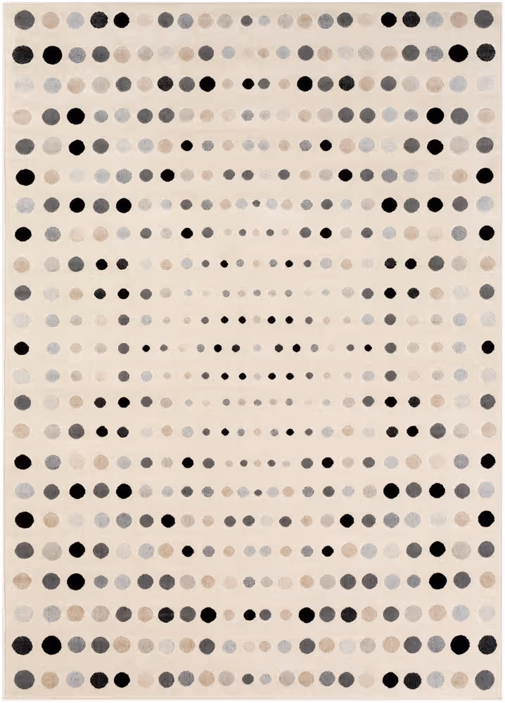 Surya City CIT-2307 Light Gray Abstract Synthetic Rug
