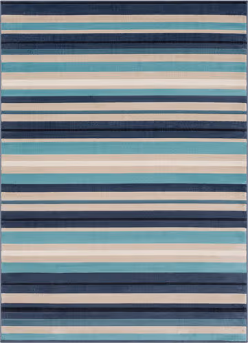 Surya City CIT-2311 Aqua Synthetic Abstract Rug Product Image