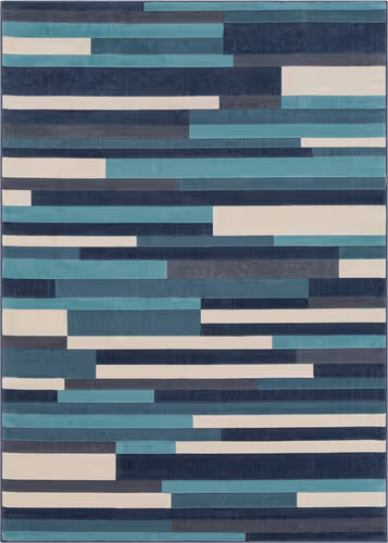 Surya City CIT-2333 Aqua Synthetic Abstract Rug Product Image