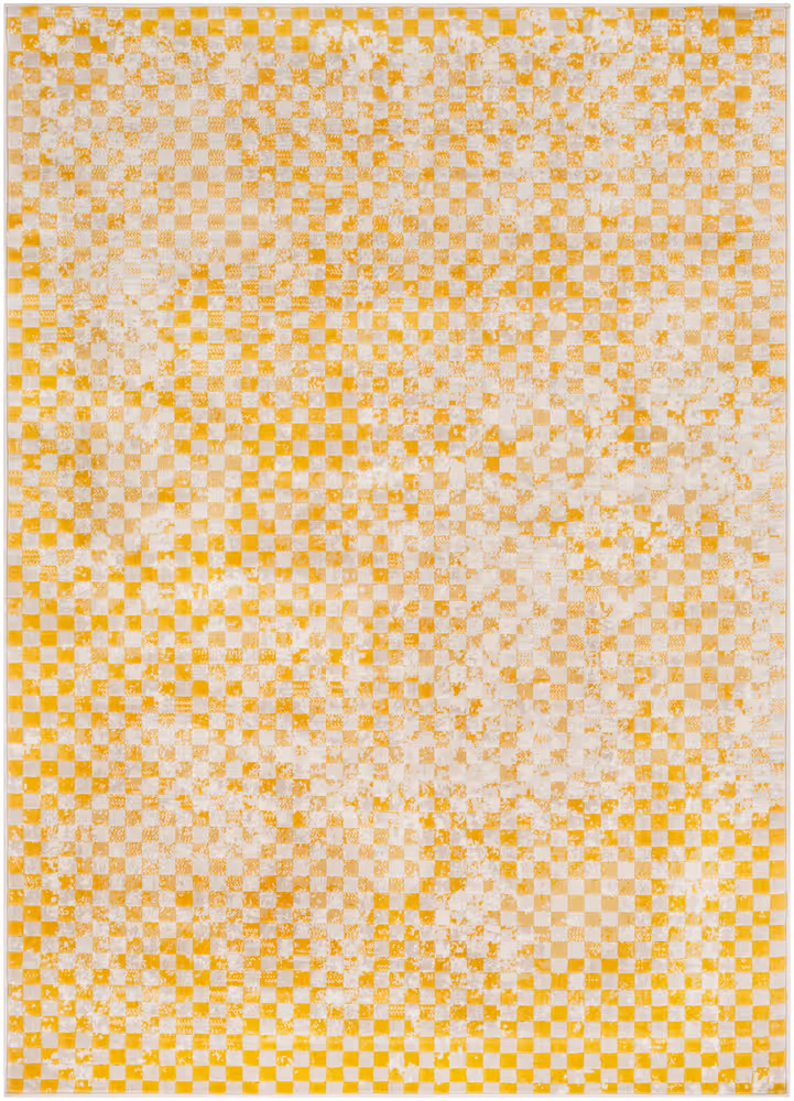 Surya City CIT-2338 Mustard Synthetic Abstract Rug