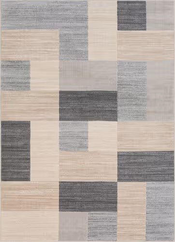 Surya City CIT-2344 Light Gray Abstract Synthetic Rug Product Image