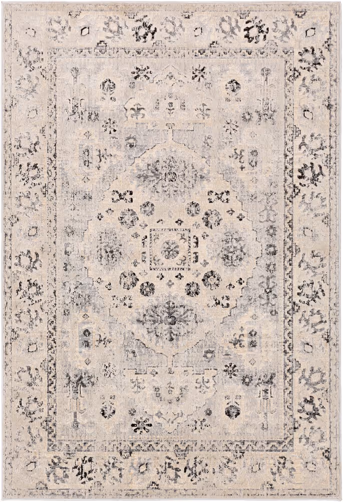 Surya City CIT-2365 Taupe Transitional Abstract Rug
