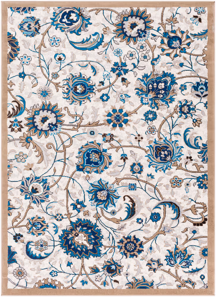 Surya Clairmont CMT-2319 Camel Synthetic Bordered Rug