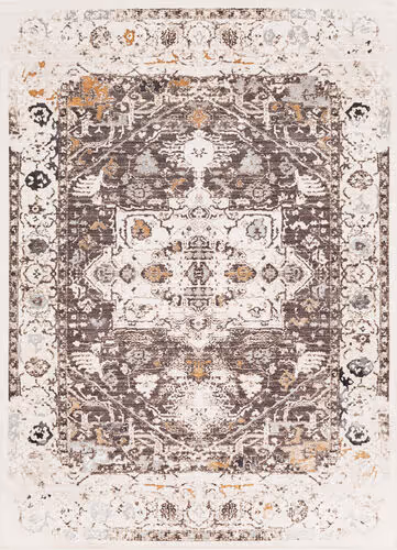 Surya Crescendo CRC-1010 Dark Brown Transitional Bordered Rug Product Image