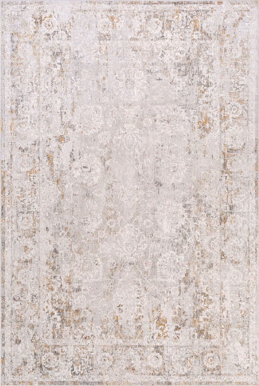 Modern Loom Carmel Crl-2306 Gray Power Loomed Synthetic Rug