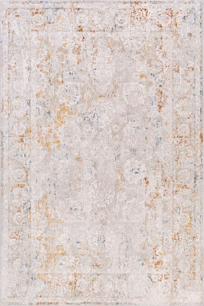 Modern Loom Carmel Crl-2307 Gray Power Loomed Synthetic Rug