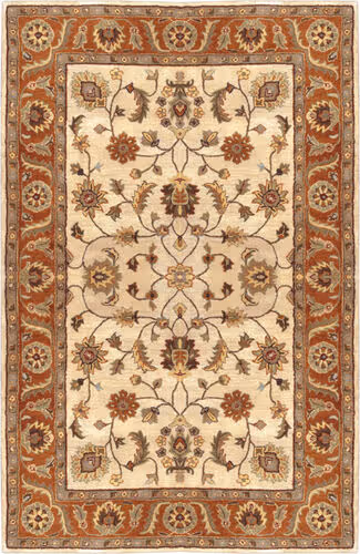 Surya Crowne CRN-6004 Beige Wool Traditional Rug Product Image