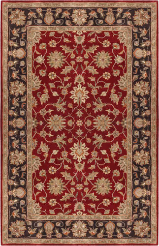 Surya Crowne CRN-6013 Garnet Traditional Bordered Rug Product Image