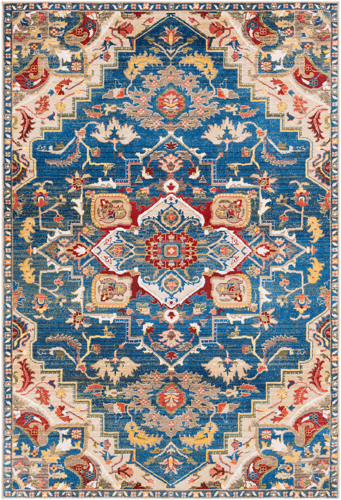 Surya Crafty CRT-2300 Navy Synthetic Traditional Rug