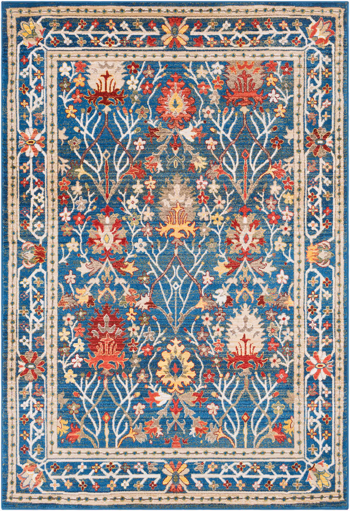 Surya Crafty CRT-2308 Navy Synthetic Traditional Rug