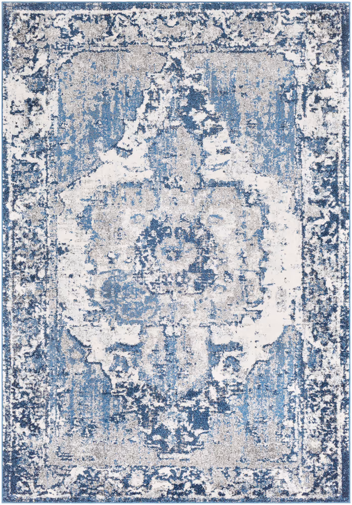 Surya Chelsea CSA-2300 Navy Bordered Traditional Rug