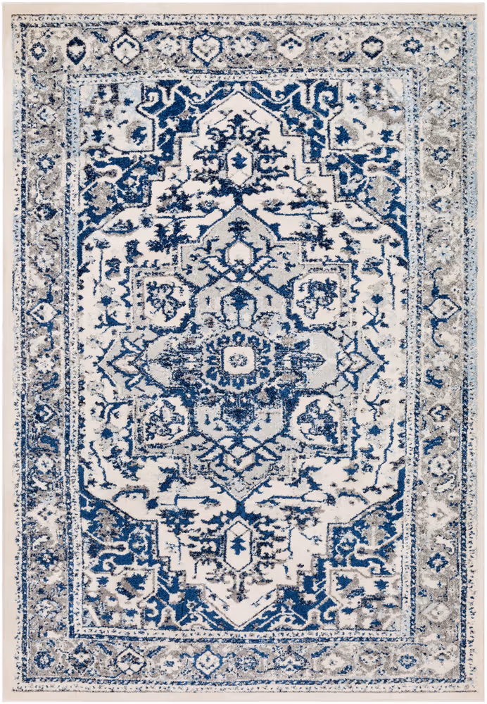 Surya Chelsea CSA-2317 Navy Traditional Bordered Rug