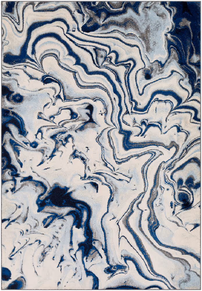Surya Chelsea Csa 2320 Dark Blue Abstract Traditional Rug From The Modern Rug Masters Collection At Modern Area Rugs