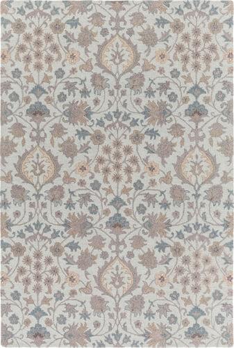 Surya Castille CTL-2003 Light Gray Floral Wool Rug Product Image