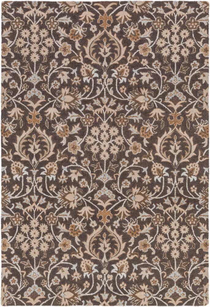 Surya Castille CTL-2004 Black Traditional Wool Rug