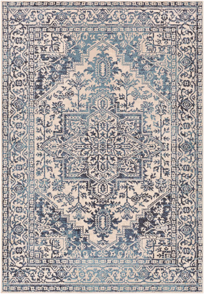 Surya Adria ADI-2314 Denim Transitional Bordered Rug