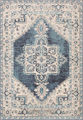 Adria ADI-2315 Denim Bordered Transitional Rug Product Image