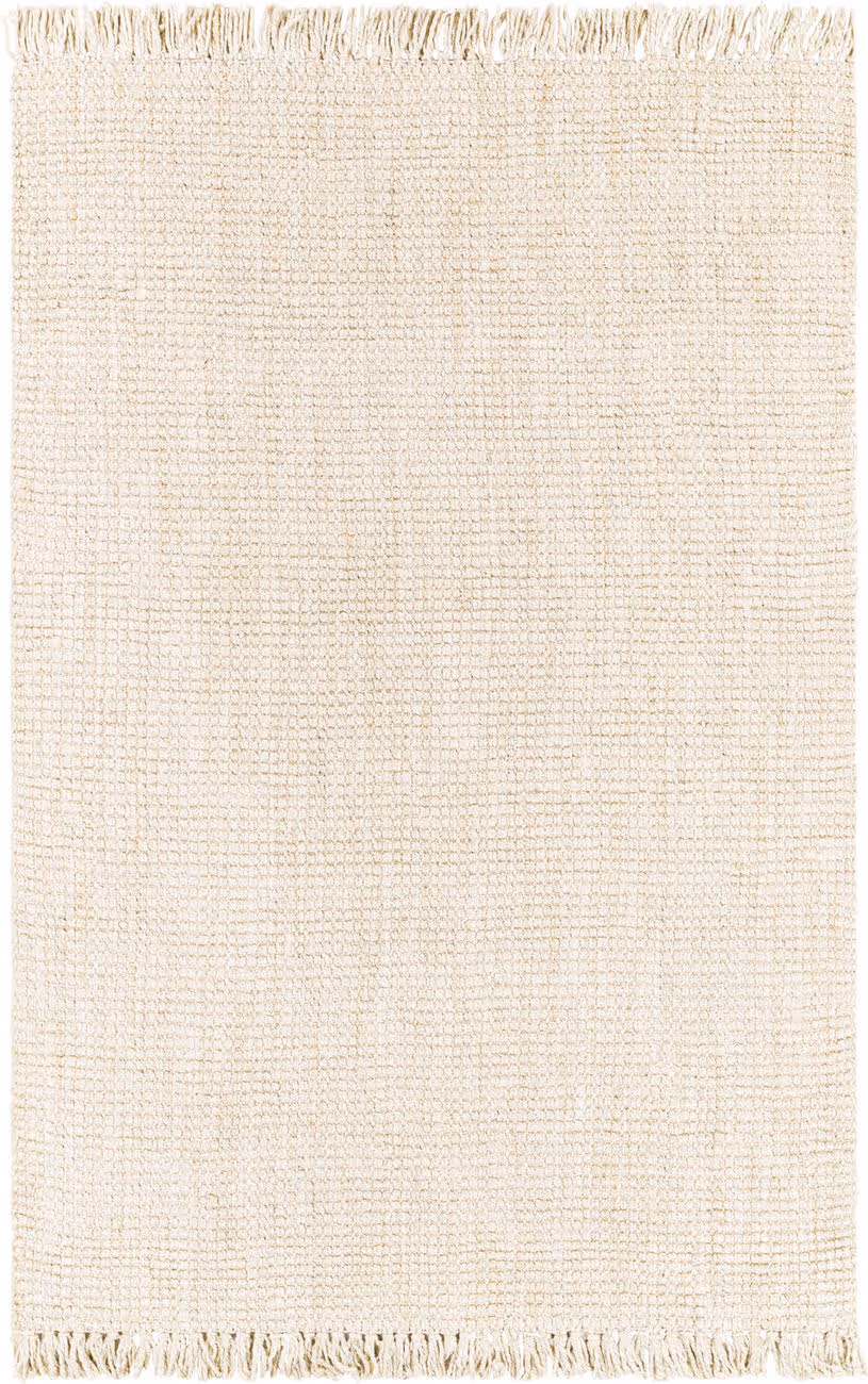 Modern Loom Chunky Naturals CYT-2301 White Hand Woven Natural Fiber Rug