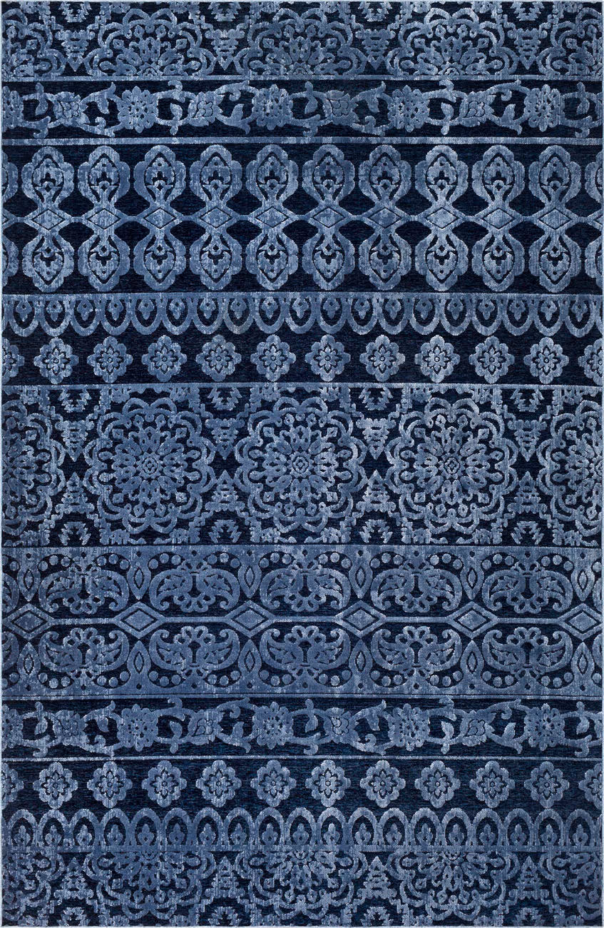 Surya Dantel DTL-2313 Blue Cotton Southwestern Rug
