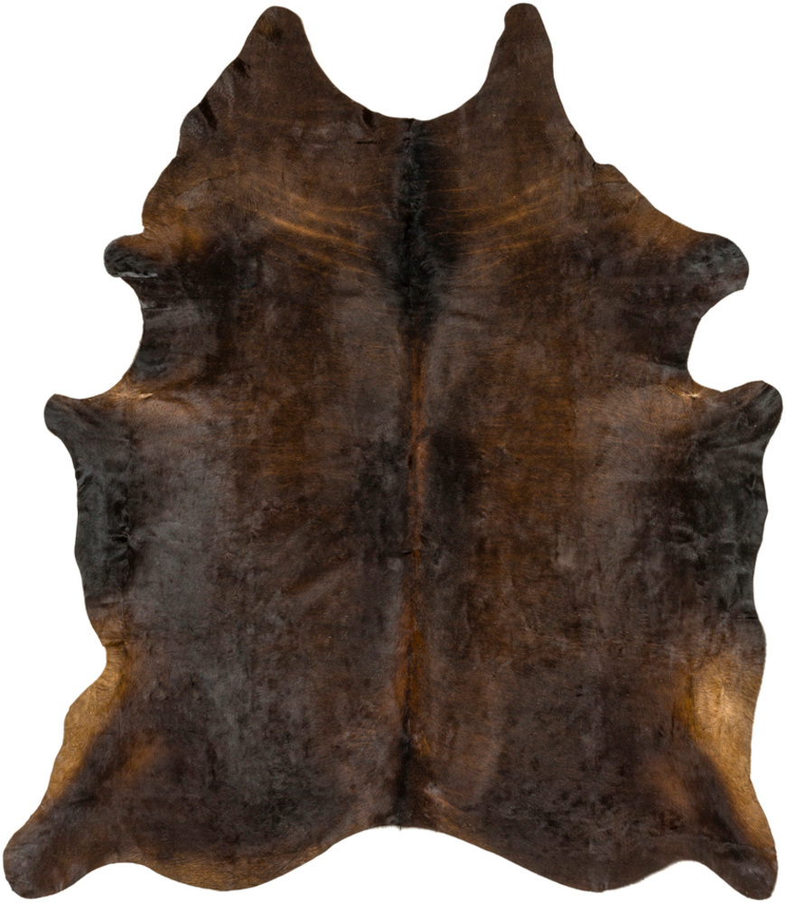 Surya Duke DUK-1005 Dark Brown Oddly Shaped Leather Rug from the Shapes  Irregular and Odd Rugs collection at Modern Area Rugs