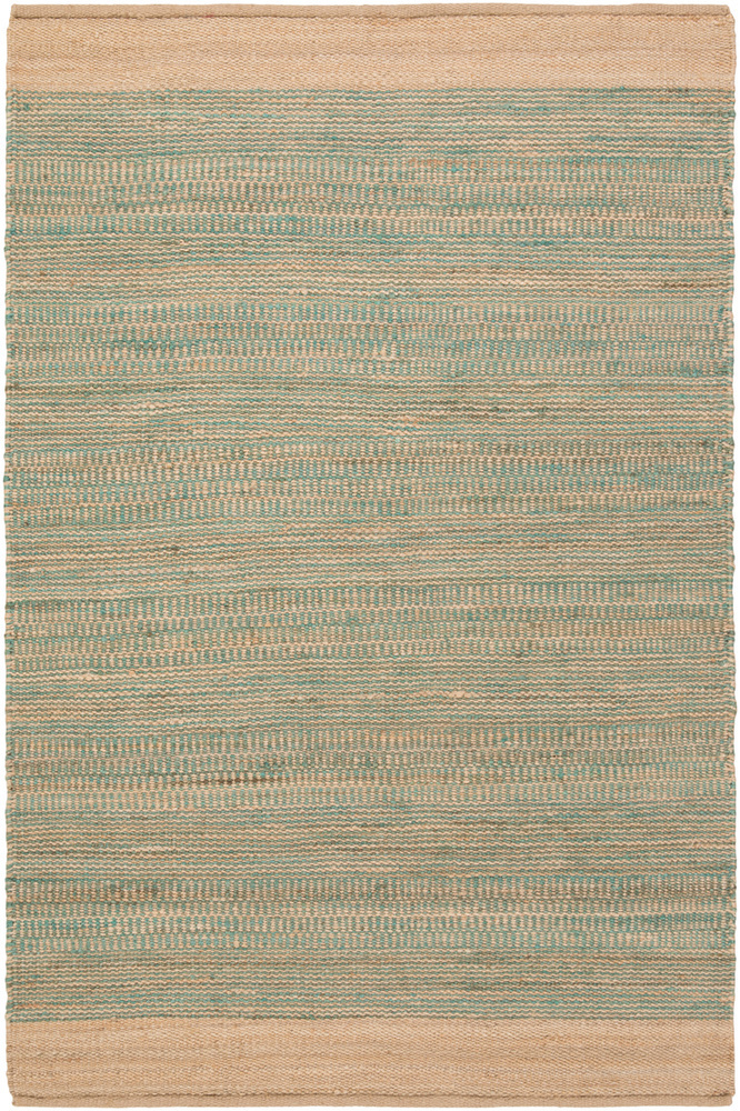 Surya Davidson DVD-1005 Teal Natural Fiber Patterned Rug