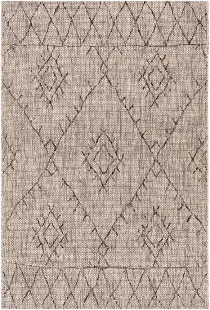 Surya Alamark ALK-2328 Black Abstract Synthetic Rug
