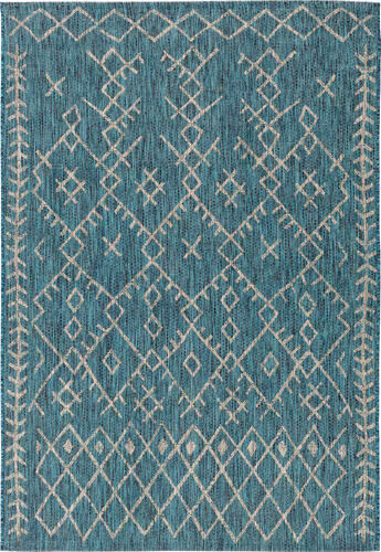 Surya Alamark ALK-2330 Aqua Abstract Synthetic Rug Product Image
