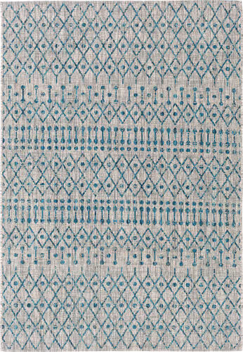 Surya Alamark ALK-2333 Aqua Abstract Synthetic Rug Product Image