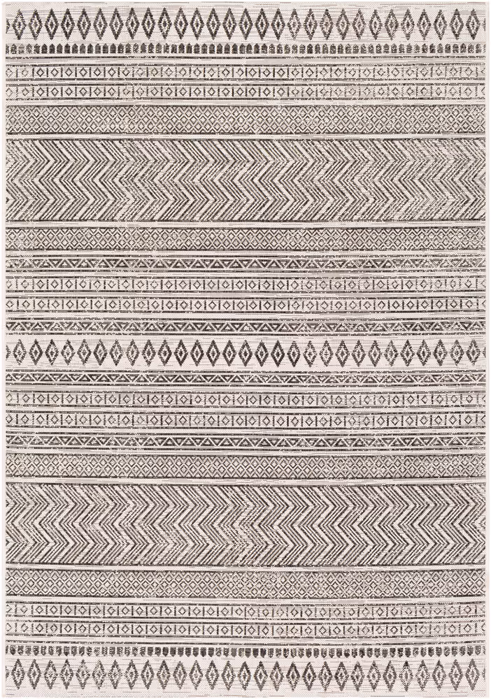 Surya Eagean EAG-2345 Black Abstract Synthetic Rug