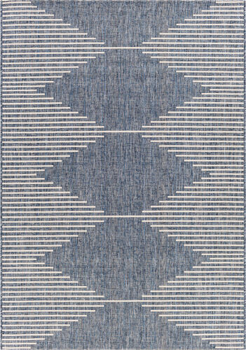 Modern Loom Alamark ALK-2350 Blue Power Loomed Synthetic Rug Product Image