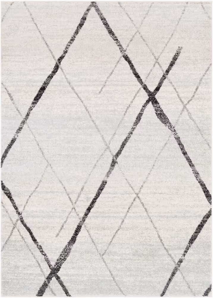 Surya Elaziz ELZ-2323 Light Gray Abstract Synthetic Rug