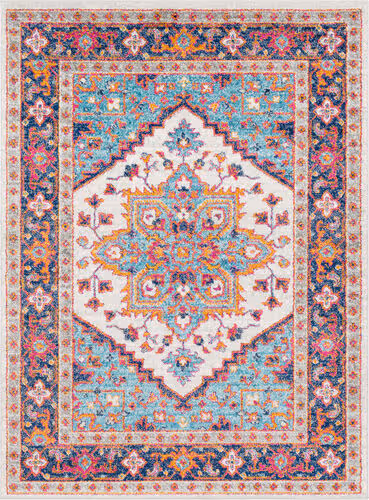 Surya Alara ALA-2331 Aqua Transitional Bordered Rug Product Image