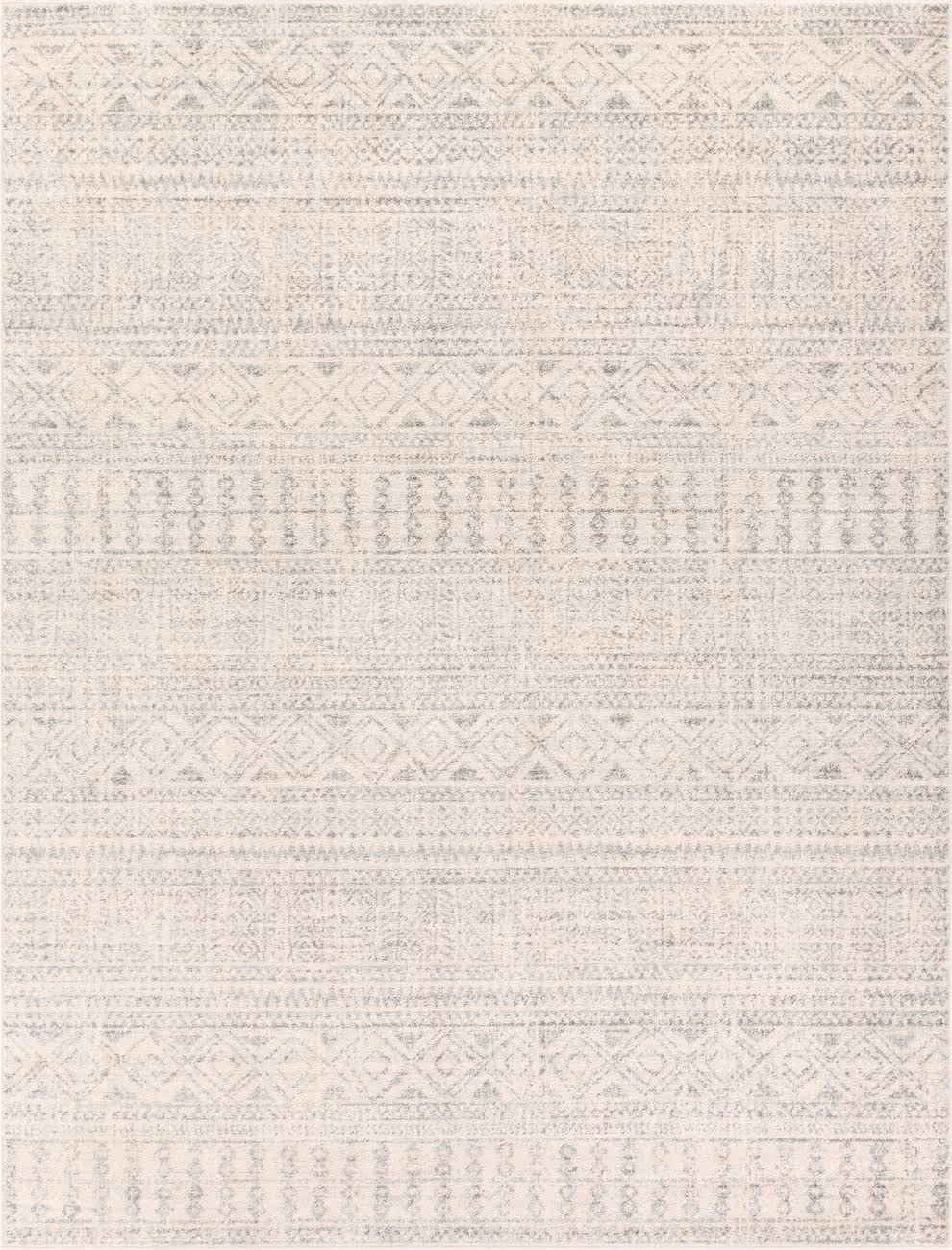 Modern Loom Alara ALA-2354 Gray Southwestern Patterned Rug