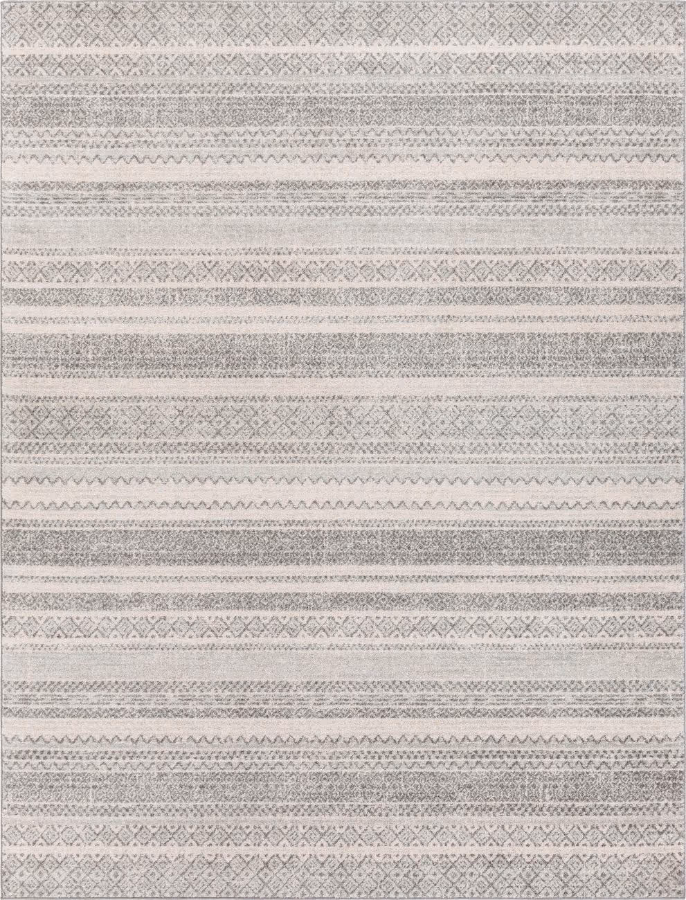 Modern Loom Alara ALA-2356 Gray Synthetic Patterned Rug