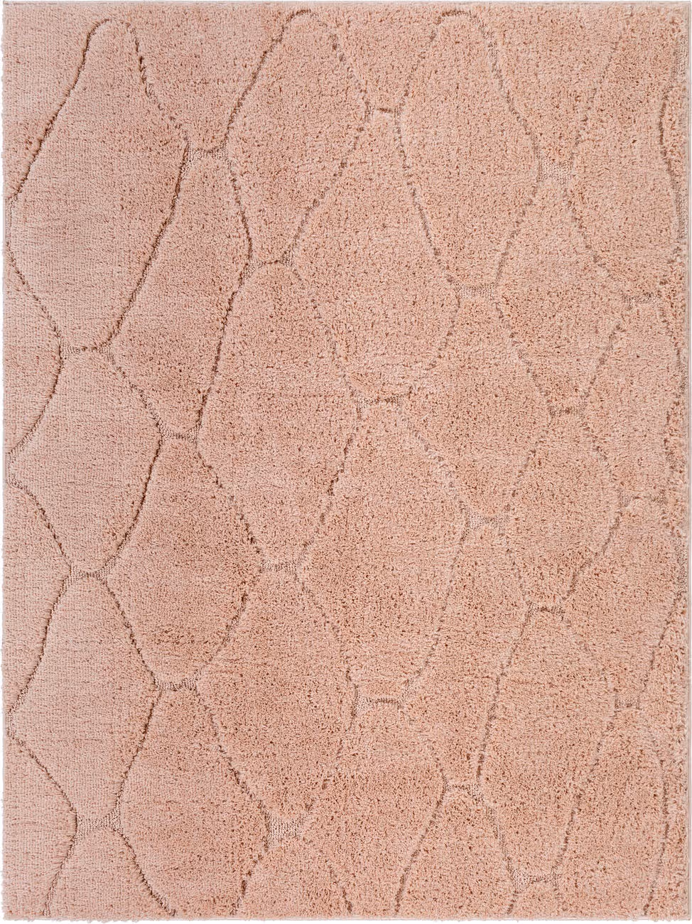 Modern Loom Elenor ENR-2305 Pink Power Loomed Synthetic Rug