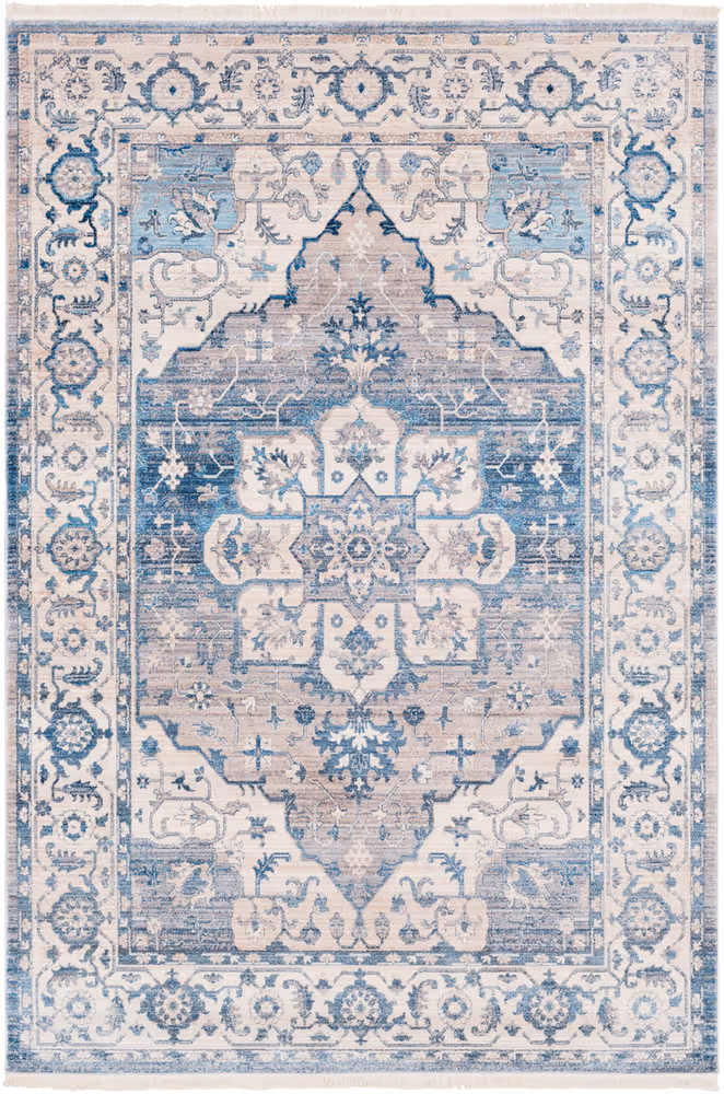 Surya Ephesians EPC-2317 Sky Blue Synthetic Transitional Rug