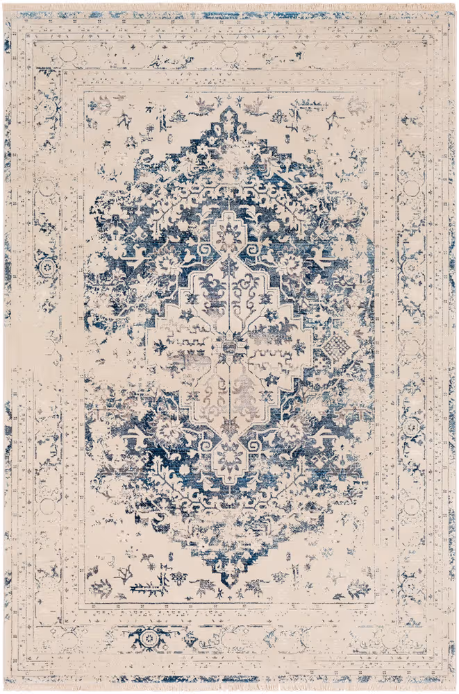 Surya Ephesians EPC-2327 Sky Blue Synthetic Transitional Rug