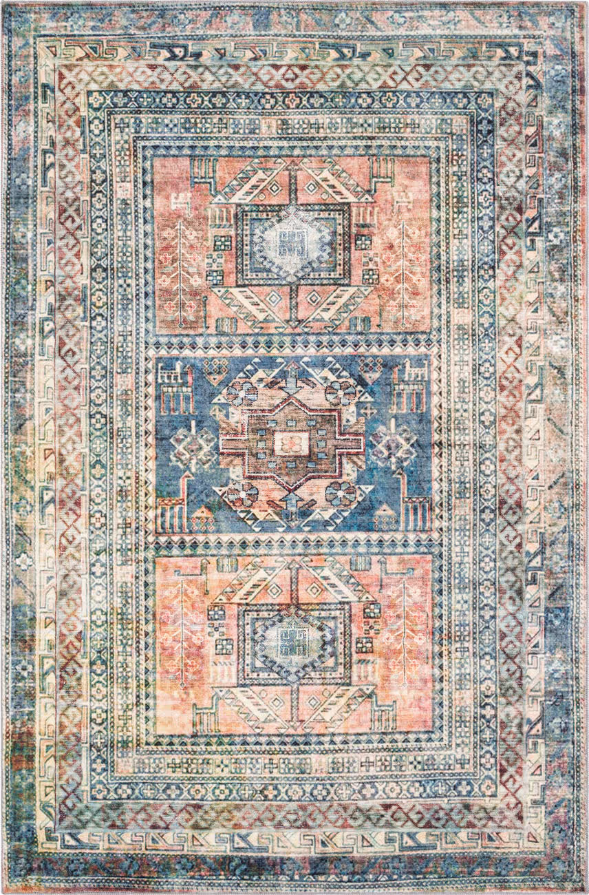 Modern Loom Erin ERN-2300 Multi-Colored Power Loomed Synthetic Rug