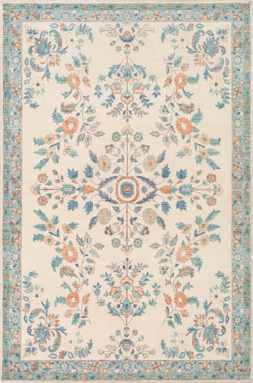 Modern Loom Erin ERN-2307 Multi-Colored Power Loomed Synthetic Rug