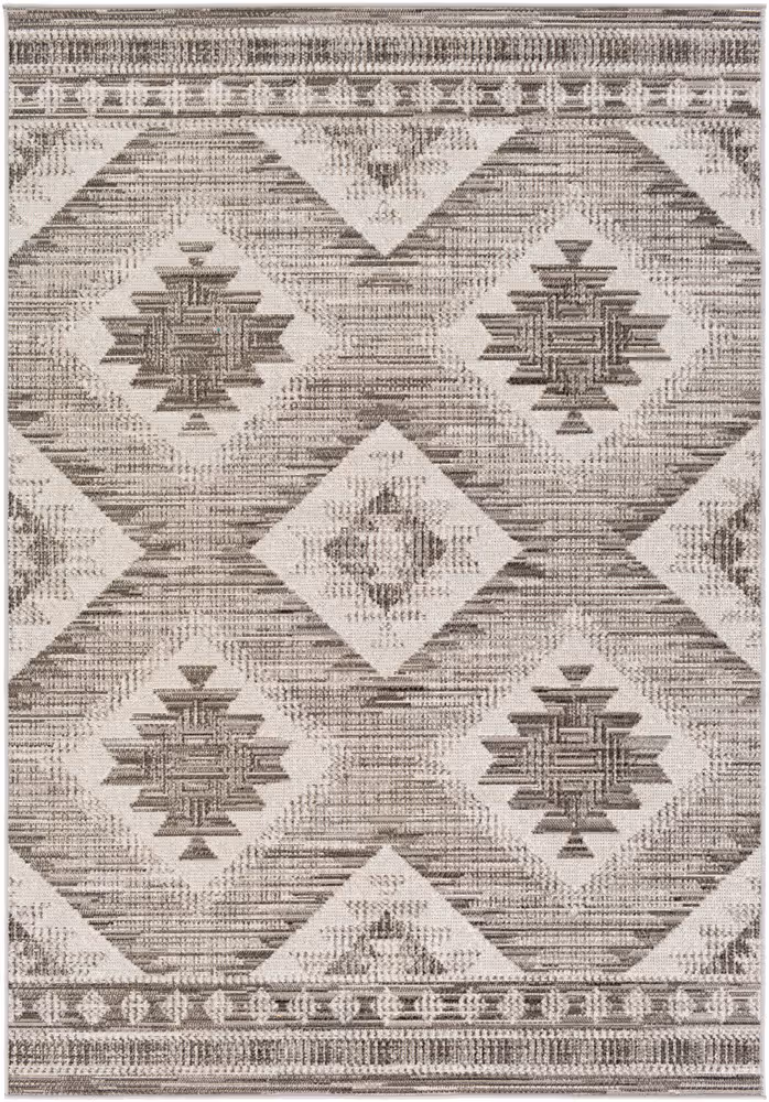 Surya Rafetus ETS-2335 Charcoal Patterned Abstract Rug