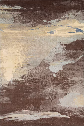 Surya Felicity FCT-8005 Dark Brown Abstract Synthetic Rug Product Image
