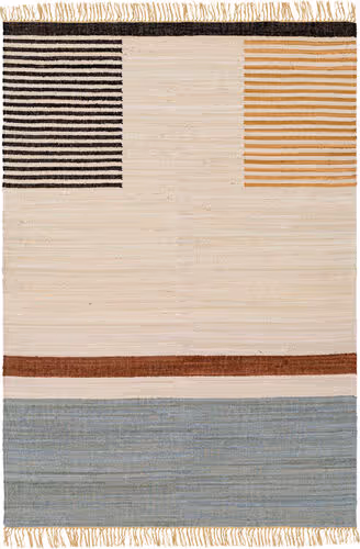 Modern Loom Fulham FHM-2302 Multi-Colored Hand Woven Cotton Rug Product Image